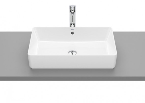 Roca Gap umywalka nablatowa prostokątna 60cm 60x37 z przelewem A3270Y2000