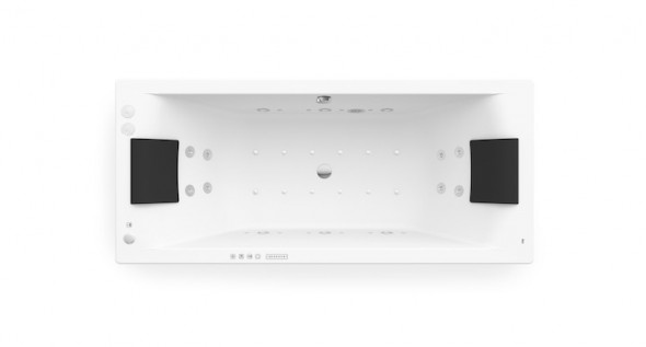 Roca Hall wanna prostokątna 180x80 z hydromasażem EFFECTS GOLD OPCJA A24T398000