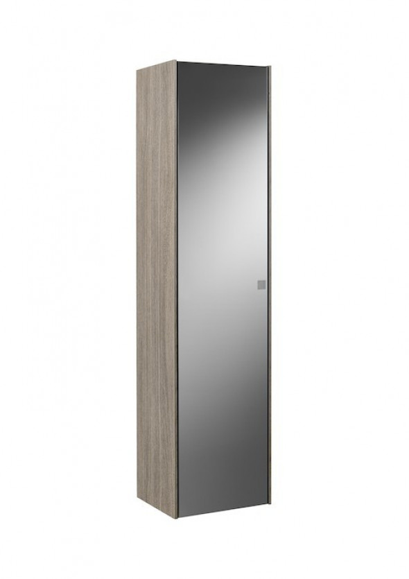 Roca Inspira kolumna słupek łazienkowy 160 cm wersja prawa dąb+ ciemne lustro A857034403