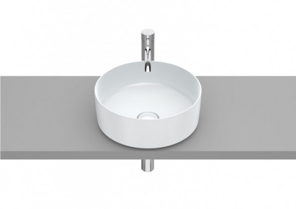 Roca Inspira Round umywalka nablatowa 37x37 perłowy A327523630