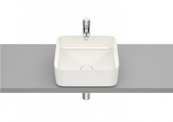 Roca Inspira Square umywalka nablatowa 37x37 beżowy A327532650