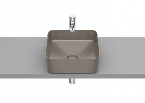 Roca Inspira Square umywalka nablatowa 37x37 cafe A327532660