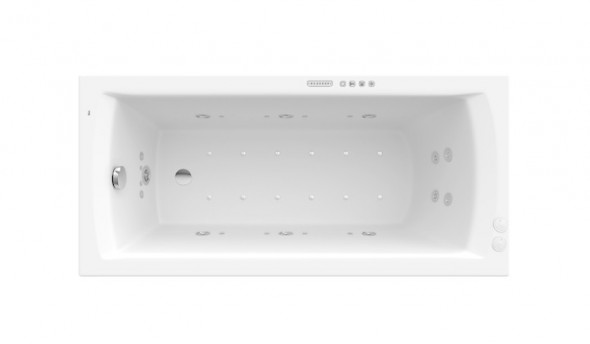 Roca Linea wanna XL prostokątna 160x75 z hydromasażem EFFECTS GOLD A24T031000