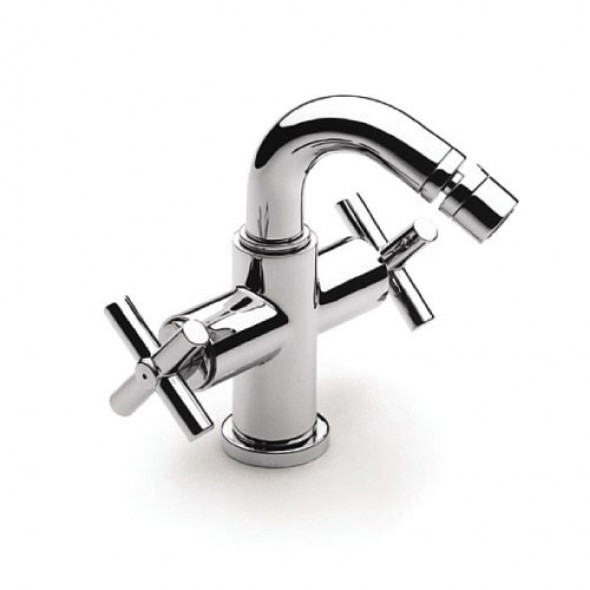 Roca Loft bateria bidetowa z korkiem chrom A5A6043C00