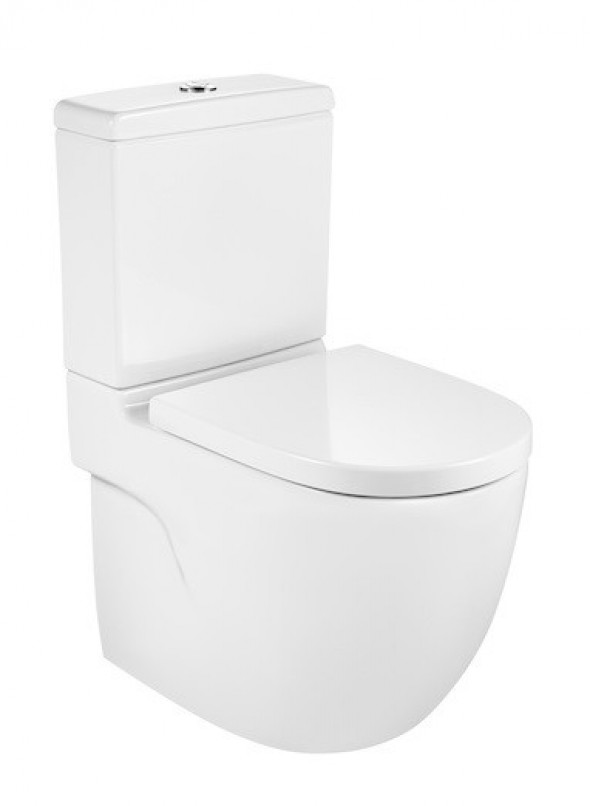 Roca Meridian-N Compacto Rimless muszla kompaktowa przyścienna odpływ uniwersalny A34224L000