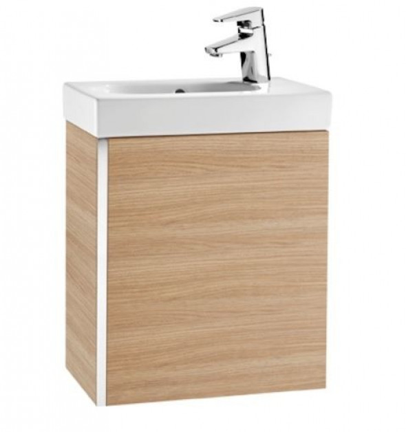 Roca Mini Unik 45 zestaw szafka + umywalka 45cm dąb tekstura A855873155