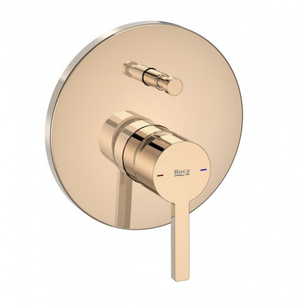 Roca Naia Black bateria wannowo-prysznicowa podtynkowa Rose Gold A5A0B96RG0