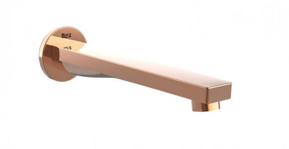 Roca Naia Black wylewka wannowa Rose Gold A5253089RG