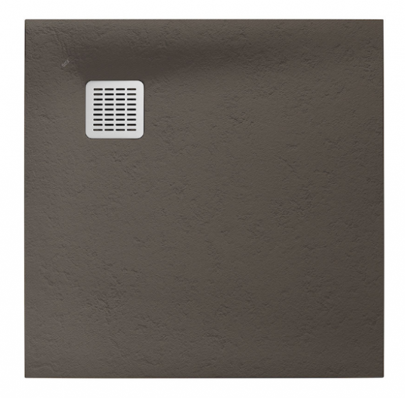 Roca Terran brodzik kwadratowy 90x90 z syfonem konglomerat stonex cafe AP10338438401660