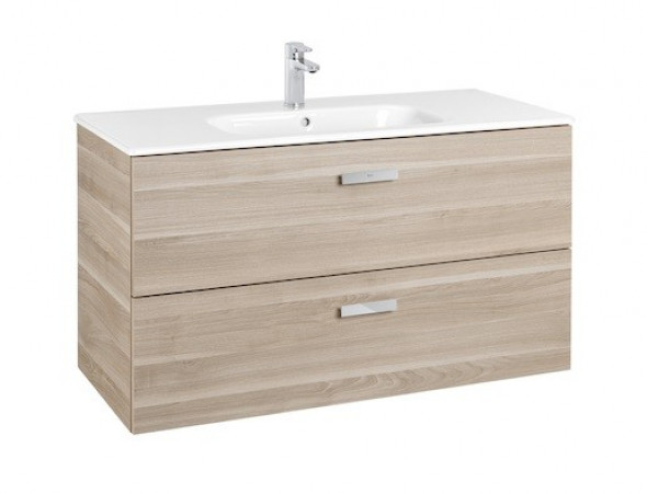Roca Victoria Basic Unik 100 zestaw szafka z 2 szufladami + umywalka 100cm brzoza A855851422