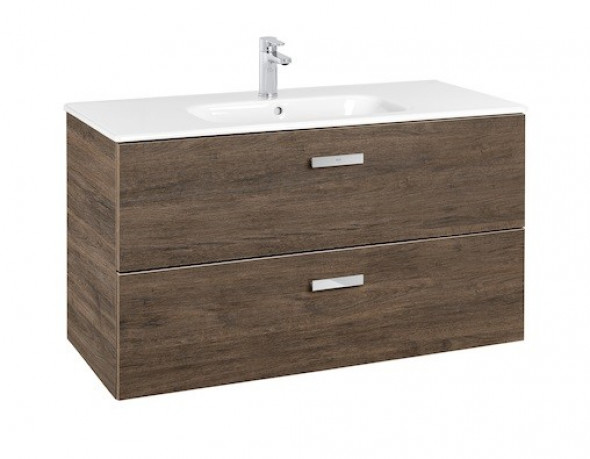 Roca Victoria Basic Unik 100 zestaw szafka z 2 szufladami + umywalka 100cm cedr A855851423