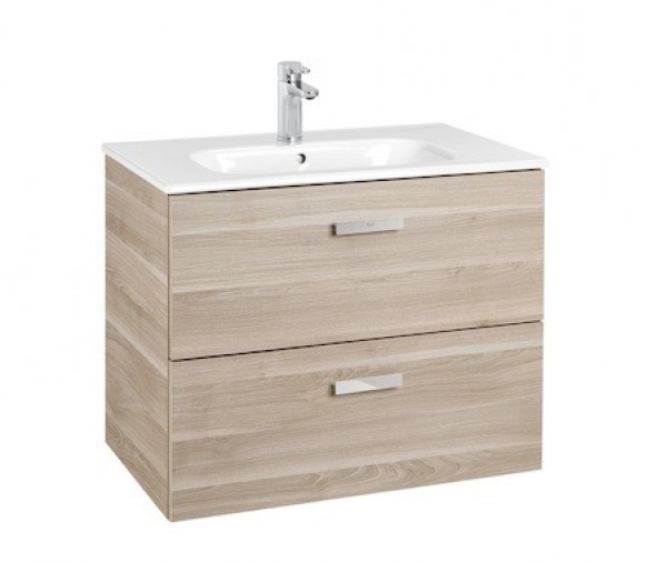 Roca Victoria Basic Unik 70 zestaw szafka z 2 szufladami + umywalka 70cm brzoza A855853422