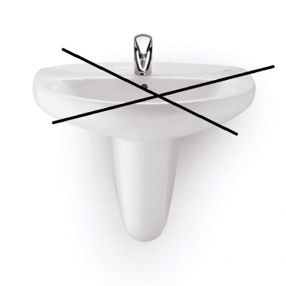 Roca Victoria półpostument do umywalki A336312007