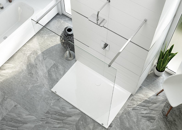 Sanplast Altus PIV/ALTIIa kabina typu Walk-In 150 cm chrom połysk przeźroczyste 600-121-3191-42-401