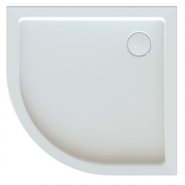 Sanplast Free Line BPza/FREE brodzik półokrągły 100x100x5 akryl biały 615-040-1740-01-000