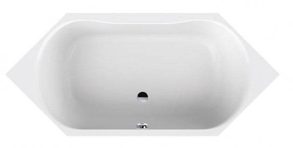 Sanplast Luxo WgK/LUXO wanna sześciokątna 190x90 biały 610-370-0520-01-000