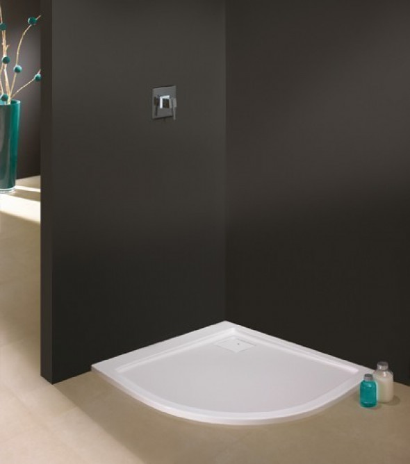 Sanplast Space Line BP/SPACE brodzik półokrągły 100x100 akryl biały 615-110-0340-01-000