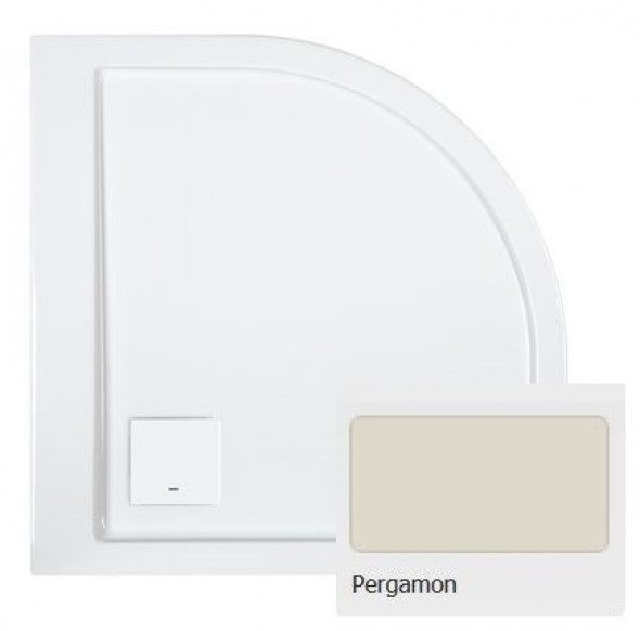 Sanplast Space Line BP/SPACE brodzik półokrągły 90x90 akryl pergamon 615-110-0330-12-000