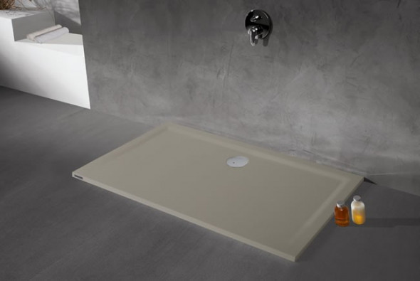 Sanplast Space Mineral B-M/SPACE  brodzik prostokątny płaski 100x130 kamiennoszary 645-290-0660-52-000