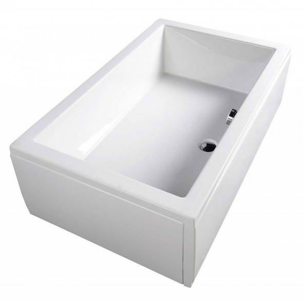 Sapho Deep brodzik prostokątny głęboki 140x75 cm akryl 72947