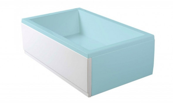 Sapho Deep obudowa do brodzika lewy 120x36 cm akryl biały 83666