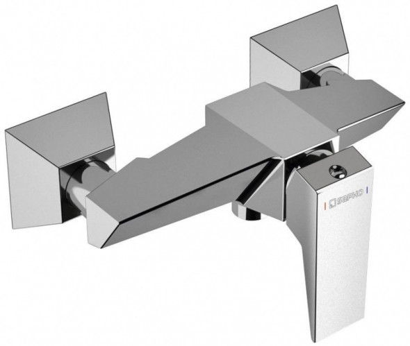 Sapho Morada bateria prysznicowa ścienna chrom MR11