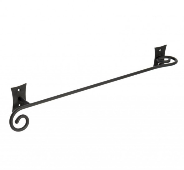 Sapho Rebecca wieszak na ręcznik 450mm czarny retro CC420
