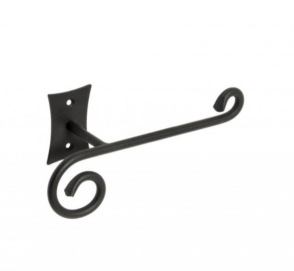 Sapho Rebecca wieszak uchwyt na papier toaletowy czarny retro CC017