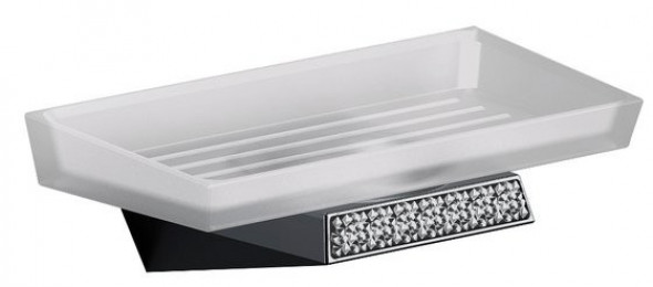 Sapho Soul Crystal mydelniczka wisząca chrom kryształy Swarovskiego szkło mleczne 161928