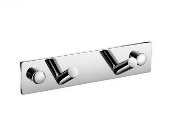 Stella Akcesoria listwa 2 haczyki skośne chrom połysk 18072