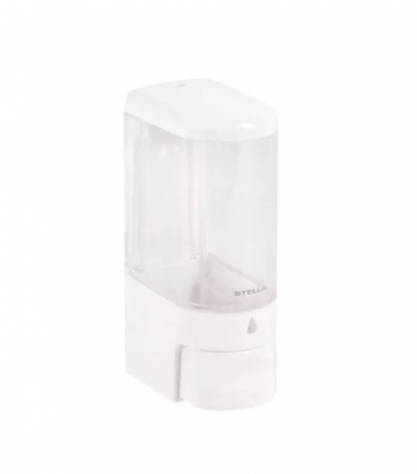 Stella dozownik do mydła w płynie 0,25L / wiszący biały połysk 17.201-W