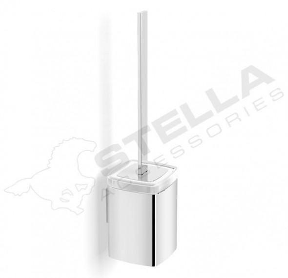 Stella Next szczotka WC wisząca / mocowanie Lift&amp;amp;amp;Clean™ szkło matowe chrom 08430