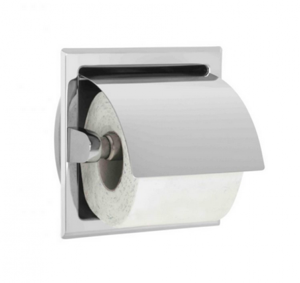 Stella uchwyt do papieru / do zabudowy stal polerowana 21004