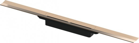 Tece Drainprofile odpływ liniowy 80 cm odwodnienie liniowe profil regulowany czerwone złoto połysk 670813