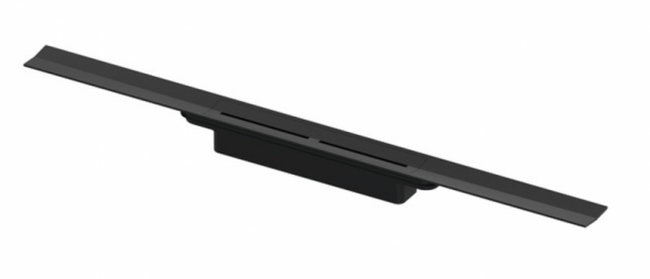 Tece Drainprofile odpływ liniowy 90 cm odwodnienie liniowe profil regulowany czarny szczotkowany 670921