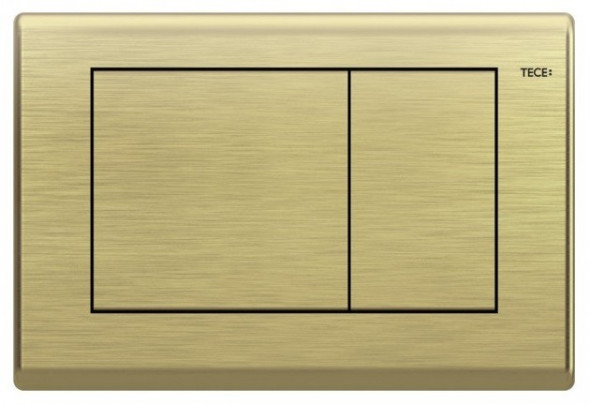 Tece Planus przycisk spłukujący do stelaża WC stary mosiądz 9240366