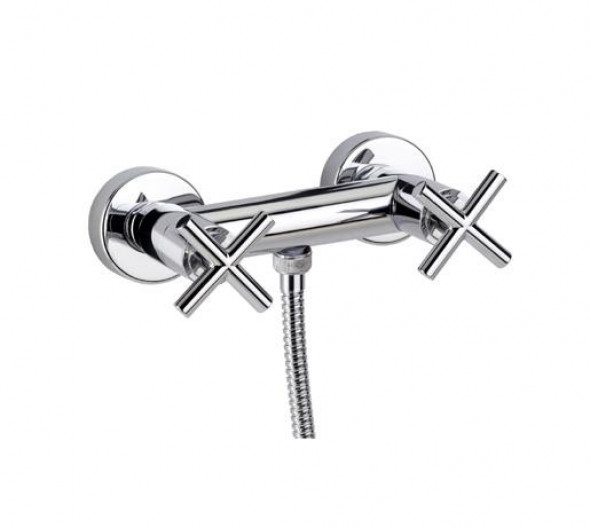 Tres Bimax bateria natryskowa z zestawem chrom 1.63.868