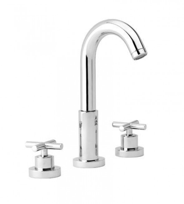 Tres Bimax bateria umywalkowa chrom 1.68.105