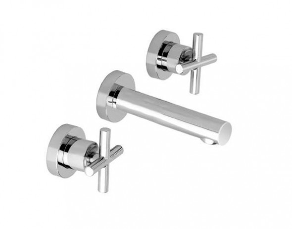 Tres Bimax bateria umywalkowa podtynkowa chrom 1.63.152