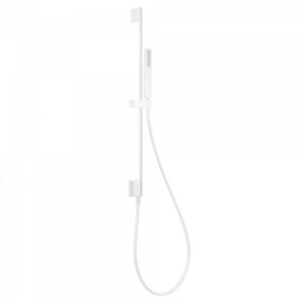 Tres Clasic drążek prysznicowy ze słuchawką 760 mm biały matowy 034.932.01.BM