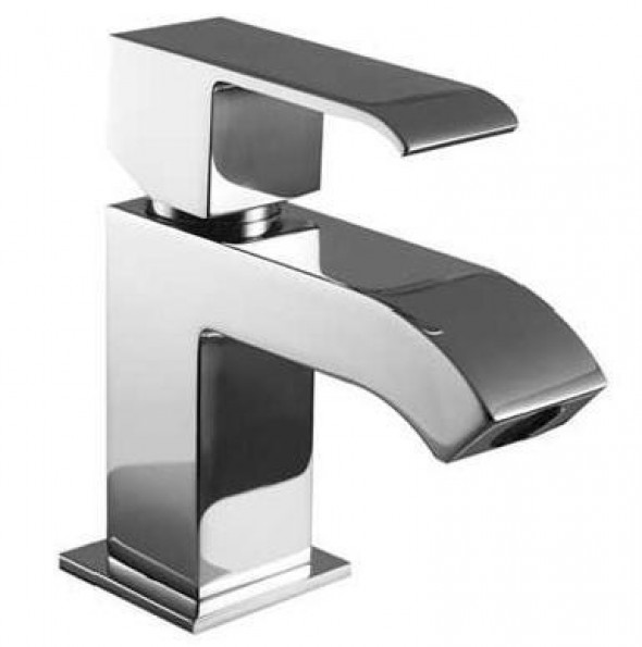 Tres Cuadro bateria umywalkowa perlator z korkiem chrom 1.06.103.DA