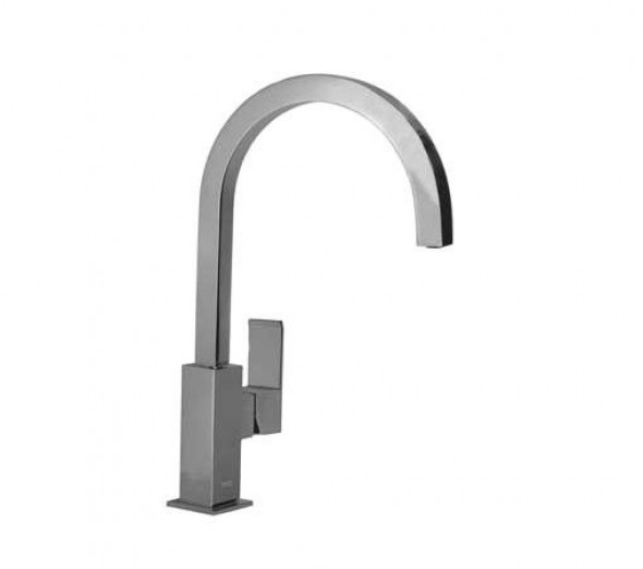 Tres Cuadro bateria umywalkowa wysoka perlator chrom 1.06.607