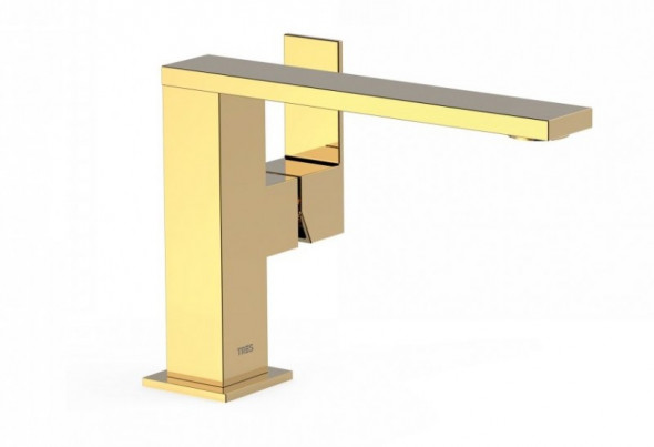 Tres Cuadro Colors bateria umywalkowa perlator złoty polerowany 00620501OR