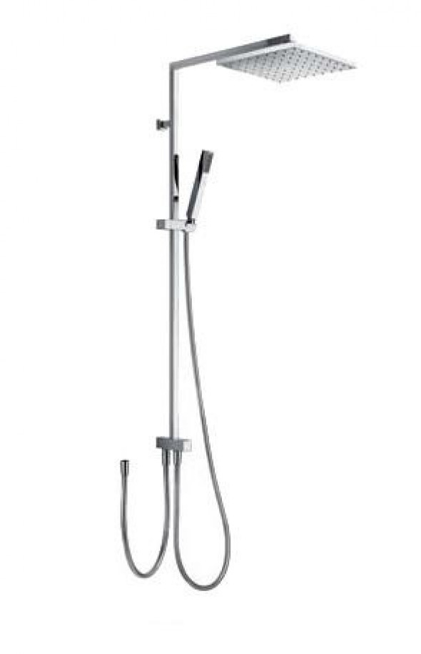 Tres Cuadro zestaw natryskowy do baterii natynkowej chrom 1.07.476