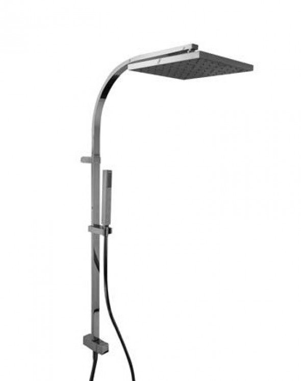 Tres Cuadro zestaw natryskowy do baterii podtynkowych chrom 1.07.131