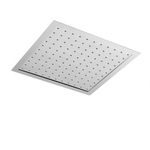 Tres deszczownica kwadratowa 33x33 do mocowania sufitowego antical chrom 1.34.714