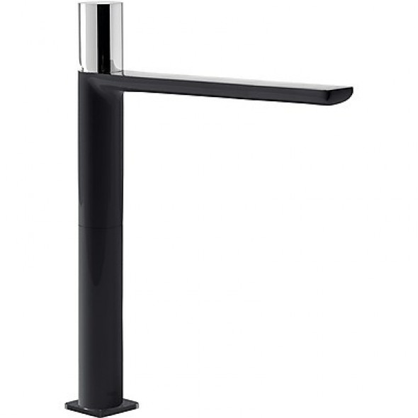 Tres Exclusive Loft-Colors bateria umywalkowa wysoka XL chrom i czarny 200.203.06.NE