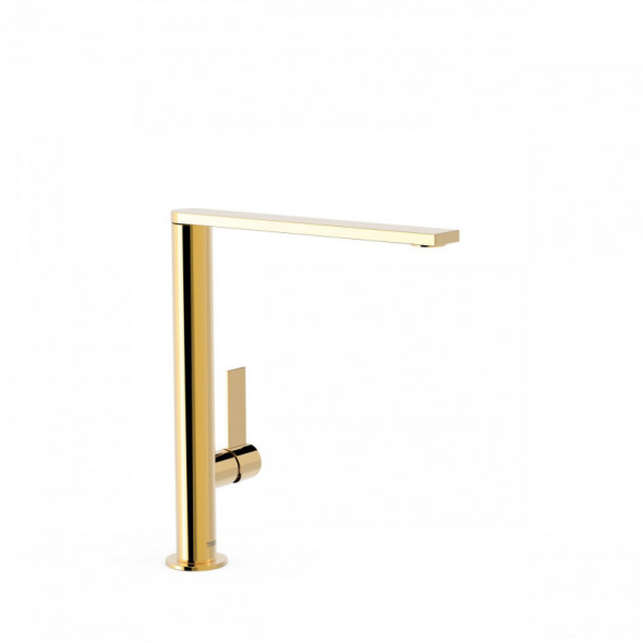Tres Exclusive Project-Tres bateria umywalkowa wysoka XL złoty polerowany 211.405.01.OR