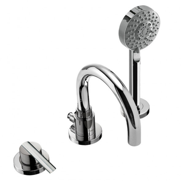 Tres Lex bateria wannowa trzyotworowa chrom 081.150.01