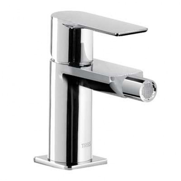 Tres Loft bateria bidetowa perlator z korkiem chrom 200.120.01.D